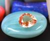 5.60 Carat Friday Big Sale Sri Lanka Certified Pear Shape Peach Sapphire Gemstone SN36