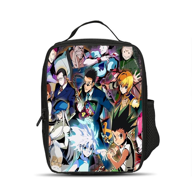 HUNTER × HUNTER Ice Bag Anime Printed Kindergarten Primary School Boys and Girls New Large Capacity Lightweight and Compact