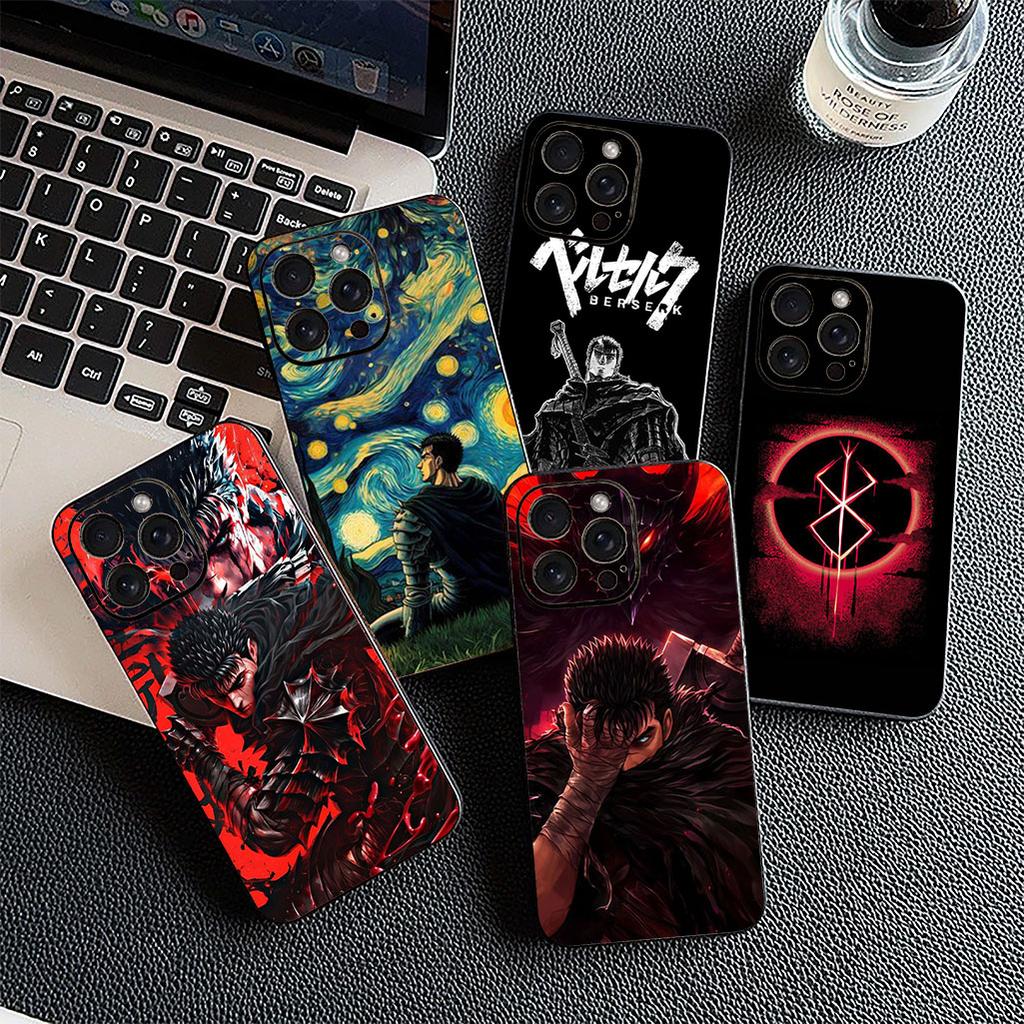 Cover for Xiaomi Redmi Note 12 10 11 9 Pro 10C 12C 9T 9A 10A 12S Note11 Note12 5G 4G Phone Case Comics Berserks Anime Guts