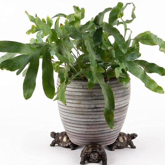 3Pcs/Set Stone-like Resin Modern Unique Weather Resistant Plant Pot Feet Plant Pot Stands