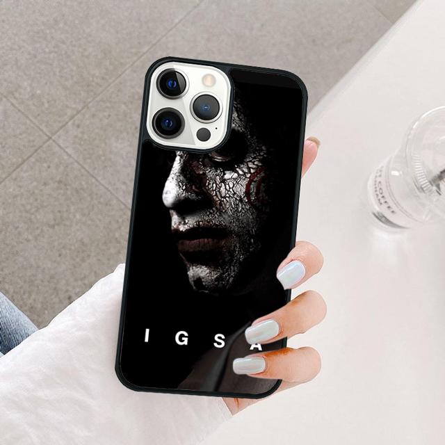 Jigsaw Saw Horror Phone Case Back Cover for iPhone 17 Air 16 15 14 13 11 12 Pro Max PlusS Shell Coque