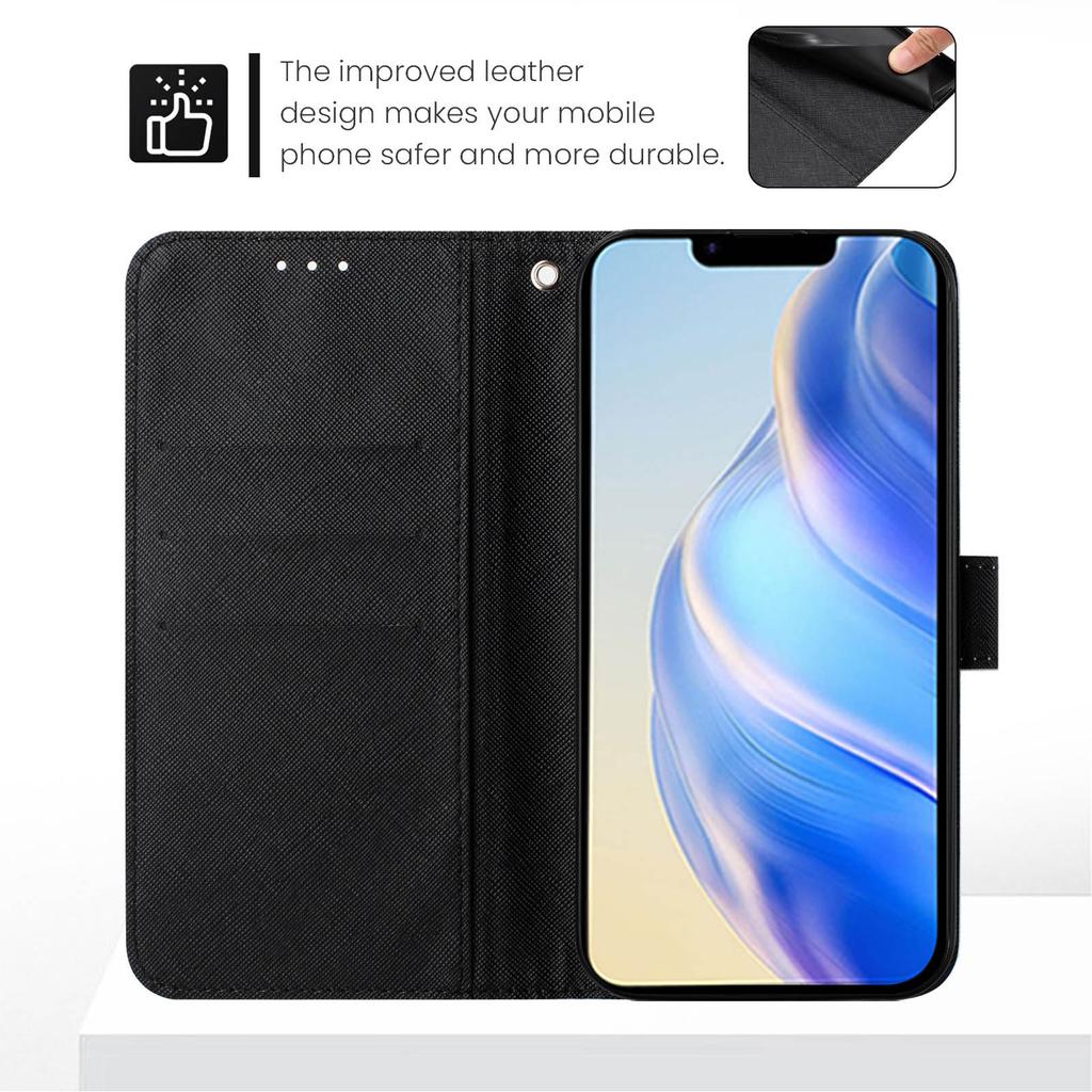 Für iPhone 16 15 14 13 12 11 Pro Max XR XS Max 6 7 8 Plus 16Pro Ledertasche Magnetische Brieftasche Kartenhalter Flip Folio Cover Ständer Schutzhüllen