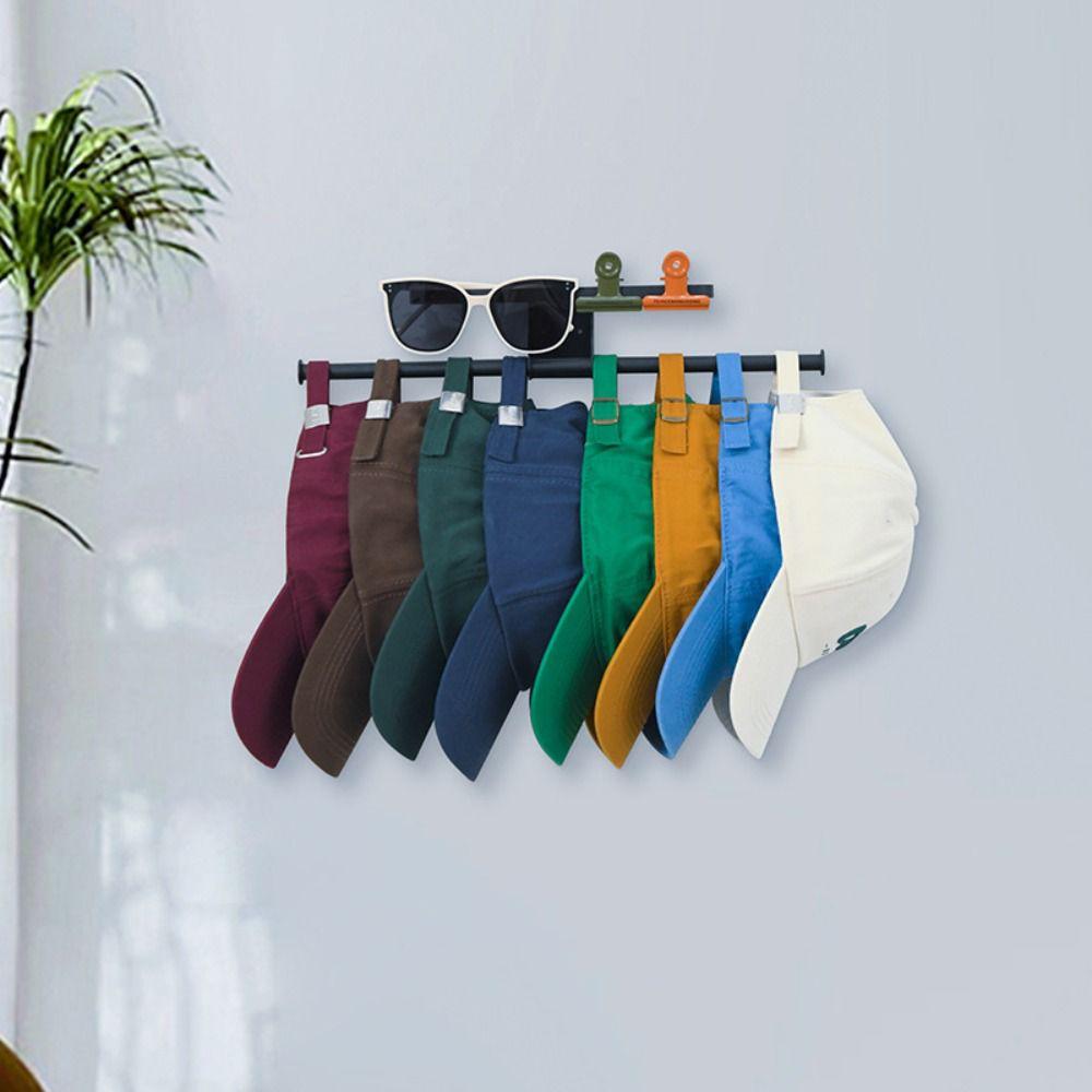Adhesive Hat Hooks Towel Rag Rack Hanging Holder Finishing Rack Cap Organizer  Kitchen