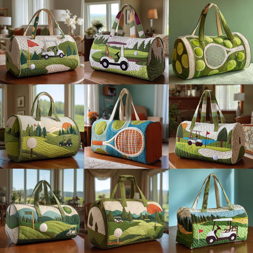 Tennis-Serie Kurze Handheld-Sporttasche aus Polyester für Reisen und Fitness