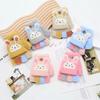 Children's Outdoor Cycling Sports Gloves Colorful Rabbit Cute Half Finger Flip Gloves Thick Warm Skin Friendly Daily Sport Glove