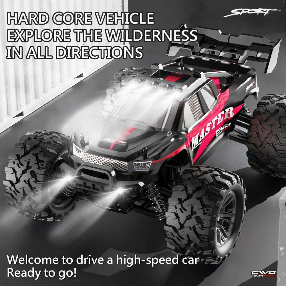 1:16 4WD RC Car Off Road 40KM/H Professional 2.4G High Speed Racing With LED Light Remote Control Cars Drift Monster Truck