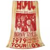 AC DC Rock Band Blankets Fleece Spring Autumn Multifunction Super Warm Throw Blanket for Home Office Bedding Throws