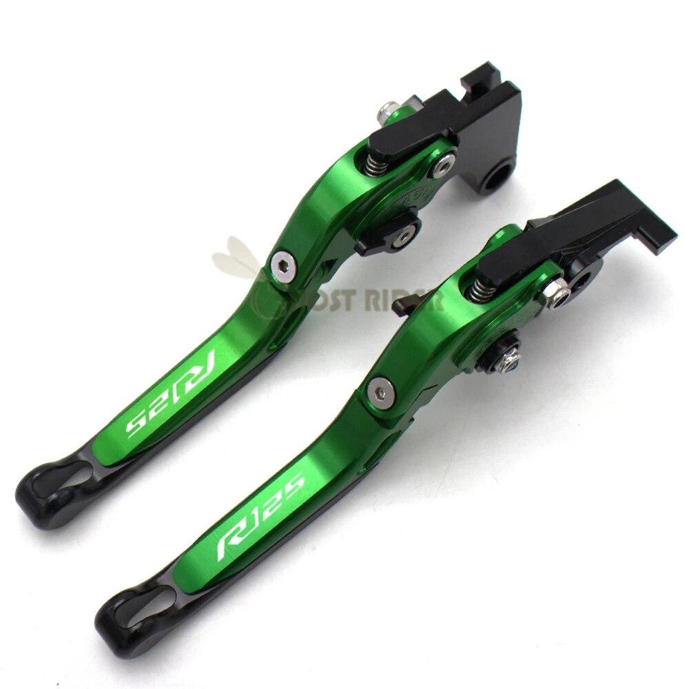 CNC Motorcycle Foldable Extending Brake Clutch Lever And Moto 170mm Lever For YAMAHA YZFR125 YZF R125 2008-2011 2009 2010