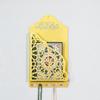Arabic Festival Quran Wall Hanging Shelf Book Holder with Key Hanger Hook for Islamic Home and Mosque Wall Decoration