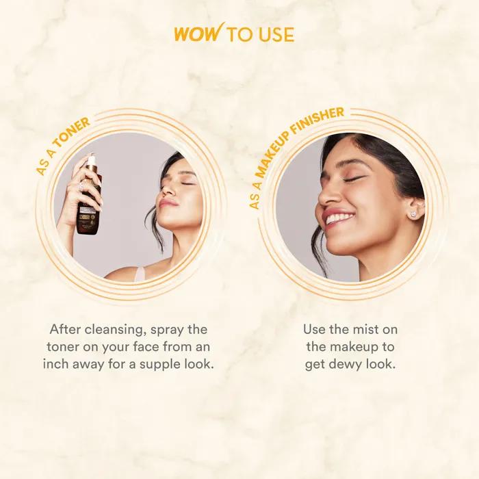 Wow Skin Science Witamina C Tonik do twarzy - Rozświetla i odświeża skórę - Do każdego rodzaju skóry, 200ml