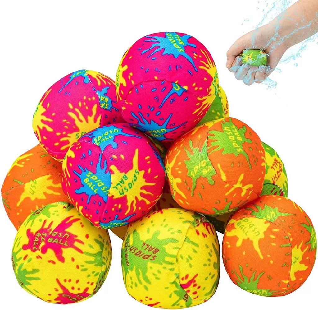 10-30pcs Reusable Children's Water Absorbing Cloth Balls - Summer Beach Swimming Pool Party Toys Fun Water Play Gifts For Kids