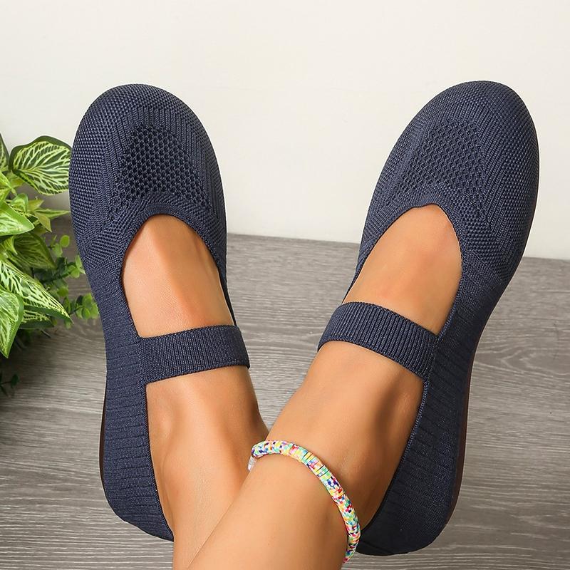 Fashion Summer/autumn Breathable Mesh Flats Shoes Woman Comfortable Weave Cloth Women Round Toe Plus Size Single Shoes for Women
