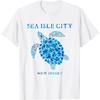 Sea Isle City New Jersey Sea Turtle Beach Girls Boys T-Shirt