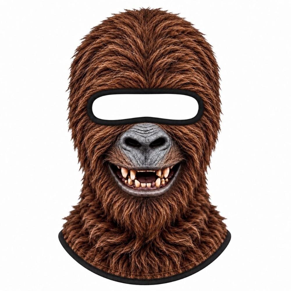 Passamontagna Animale 3D Husky Copertura Integrale del Viso Maschera 3D Carina per Esterno