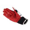 Marucci Buzun Batting X Gloves, Ambidextrous, Men's MBGFZNP-W/BK/R (White Black/L)