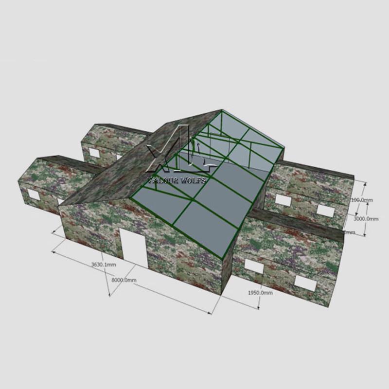 Heavy-Duty Outdoor Cotton Modular Tent