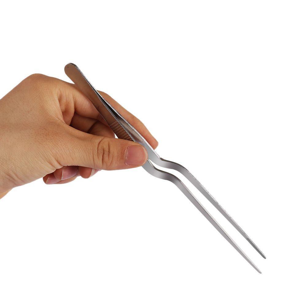 Plating Chef Food Tweezer BBQ Clip Barbecue Tongs Serving Presentation Stainless Steel Tweezers Kitchen Tool