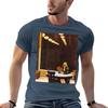 Vintage Edward Hopper Automat Tshirt Trendy Print Short Sleeve Tshirt