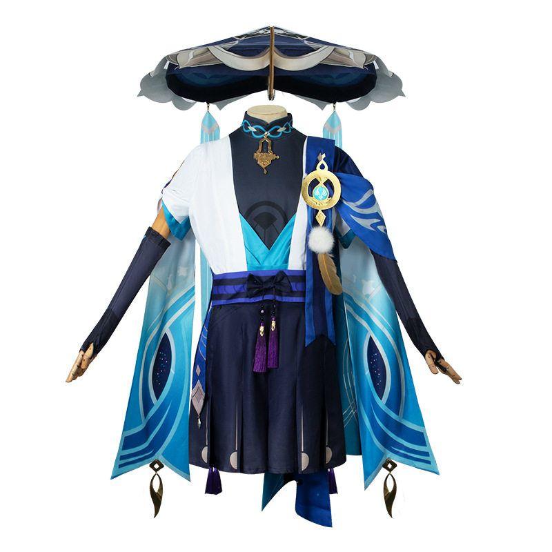 Genshin Impact Cosplay Costume Wanderer Cosplay Outfit Anime Game Costume Full Set for Men