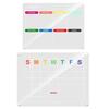 Stylish Acrylic Memo Pad with Magnet Durable Fridge Reminder Whiteboard for Home