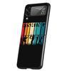 Hunting Fishing Man Hard PC Phone Case For Samsung Galaxy Z Flip 7 6 5 4 Black Cover For Galaxy Z Flip 3 Foldable Fundas Shell