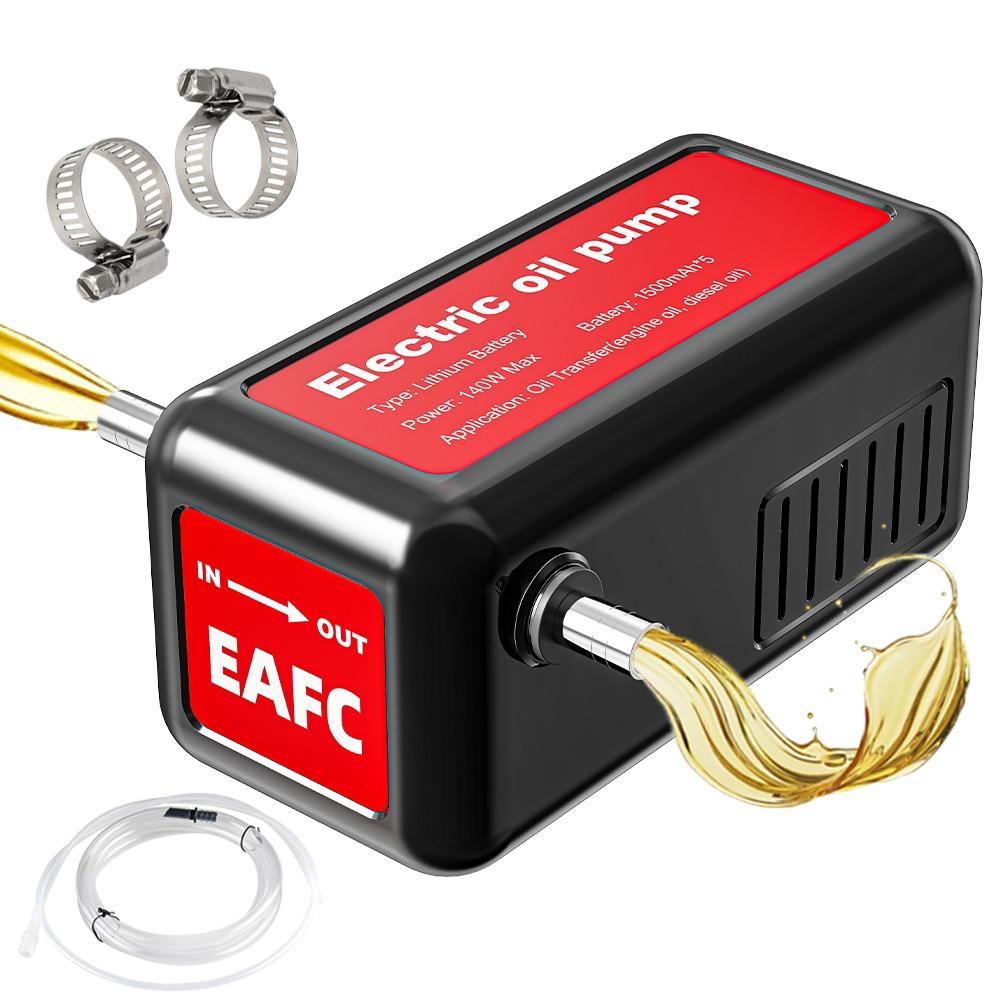 21V 140W Taşınabilir Yağ Pompası Şarj Edilebilir Elektrikli Yağ Transfer Çıkarıcı Yüksek Güçlü Yakıt Emiş Pompası