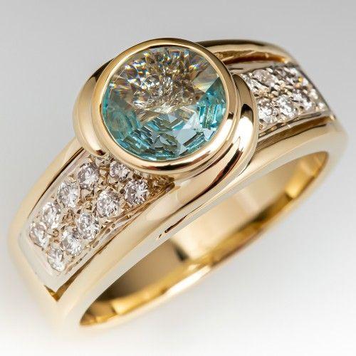 Dazzling Inlaid Imitation Moonstone White CZ Women's Ring Gorgeous Gold Color Geometry Daily Wear Party Jewelry Anniversary Gift