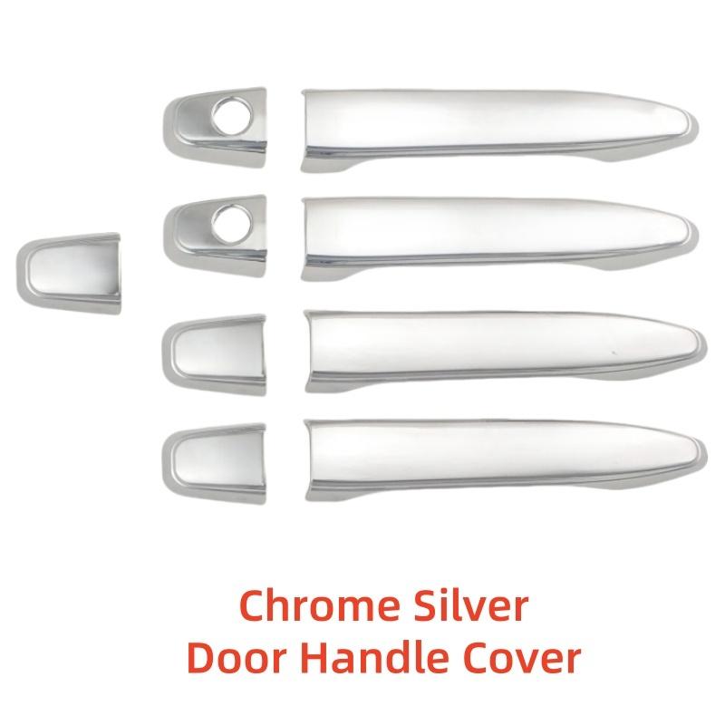 Car Accessories Gloss Black Carbon Door Handle Cover Trim Paste Style For Lexus GX470 2003 2004 2005 2006 2007 2008 2009