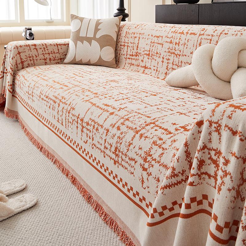 Chenille Sofabezug, Ein vollständiger All-inclusive-Sofabezug, Universeller Anti-Katzenkratz-Kissenbezug für alle Jahreszeiten