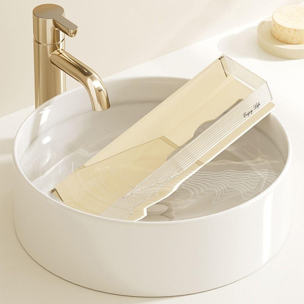 Wall Mounted Bathroom Storage Shelf Plastic Shampoo Storage Rack Wall Hanging Storage Rack  Kitchen