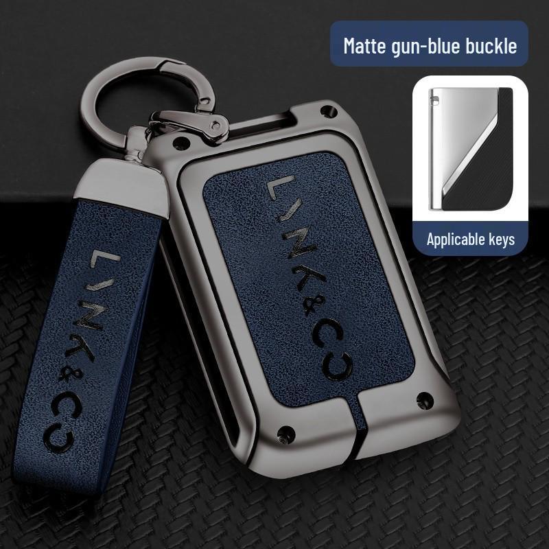 Compatible Lynk&Co 010203+05+0609 Metal Car Key Cover