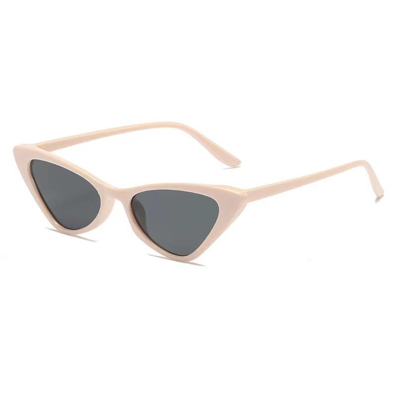 New European and American Fashion Cat-eye Sunglasses for Women, Personalized Candy-colored Sunglasses, Trendy Street Photography, Sunglasses