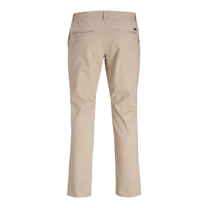 Men's Regular Fit Chino Trousers with Zip Closure JACK & JONES
