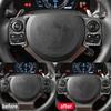 Carbon Fiber Car Accessories Driver Wheel Button Panel Interior Cover Modified Trim Sticker For Lexus IS250 IS350 300H 2013-
