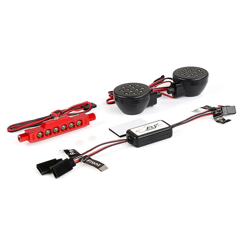 A71Z Front And Rear Light Lamp With Controller For Hpi Rovan Km Baja 5B 1/5 RC Car Upgrade Parts