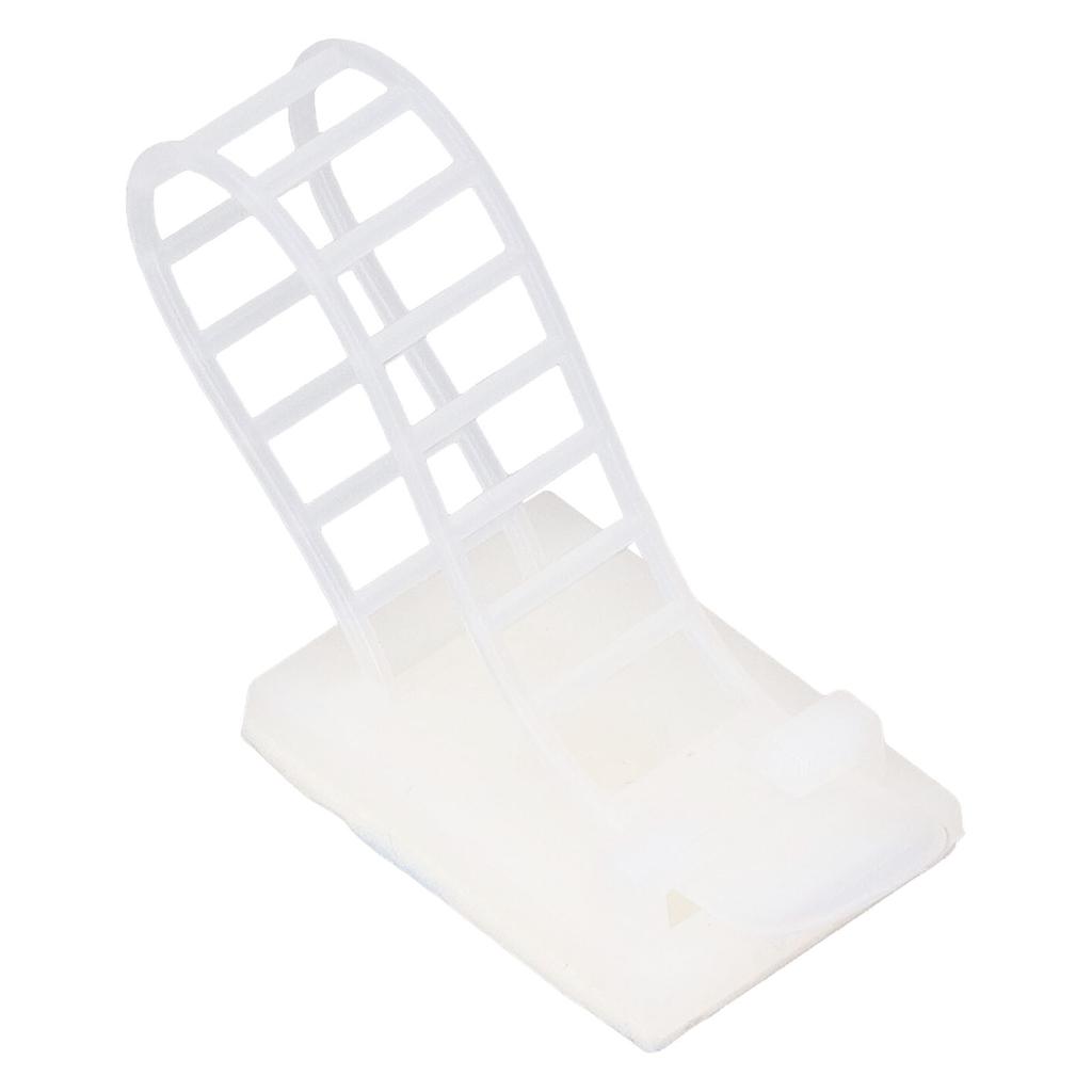 100Pcs Adhesive Cable Management Clips Adjustable Nylon Strap Ties Wire Clamps Organizer Strong