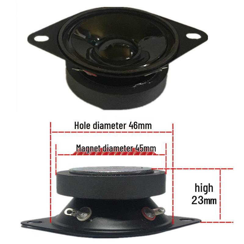 2" 45-Magnet 4-Ohm 5W Bright Cone Oval Tweeter Speaker