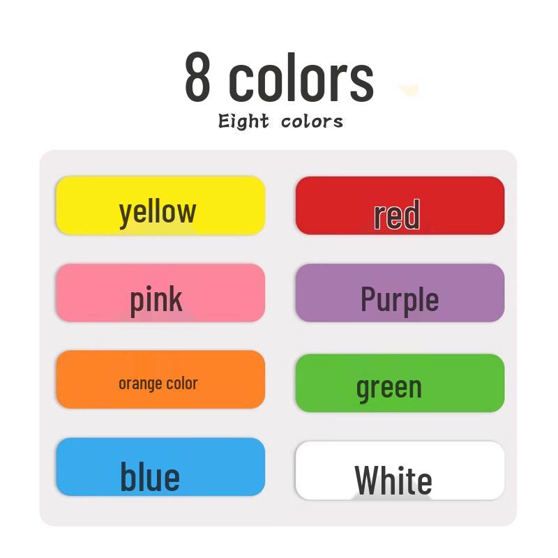 Pegatinas de Etiquetas Autoadhesivas Codificadas por Color para Identificación de Tareas y Cuadernos de Ejercicios