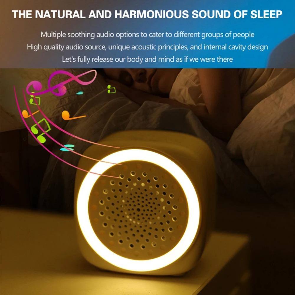 with RGB Lighting Baby White Noise Machine White Sleep Machine Sleep Sound Player Night Light  Home