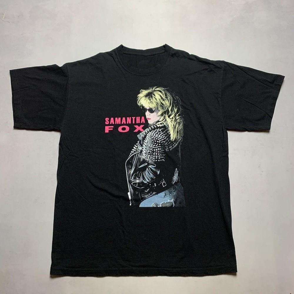 Vtg Samantha Fox Singer Heavy Cotton Full Size Unisex Tee Shirt MM1348 Unisex T-Shirt