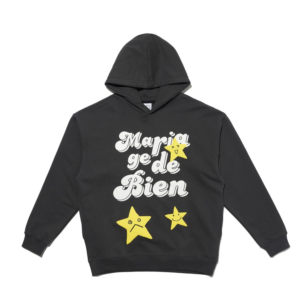 Mariage De Bien Charcoal Hoodie (117) 1