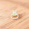 Green Peridot Gemstone 925 Sterling Silver Jewelry Handmade Ring Gift For Mom RR-58-16