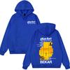 Rapper Bekar Plus Fort Album Grafik Hoodie Herren Damen Pullover Langarm Locker Lässig Übergroße Sweatshirts