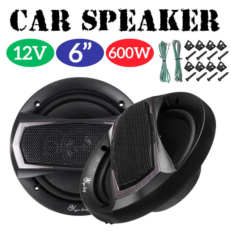 12V 5/" 400W 4-Way High Quality 92db Car Audio Speaker Coaxial SubWoofer Horn New