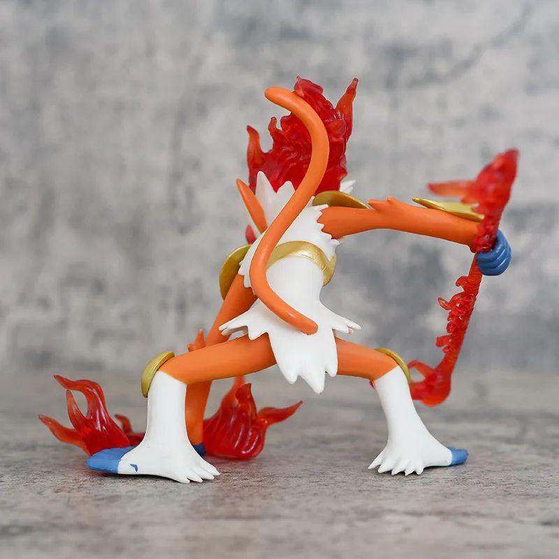 Kawaii Anime  Infernape Simiabraz Panfer Chimchar PVC Action Figure Game Statue Collectible Ornament Model Kids Toys Doll