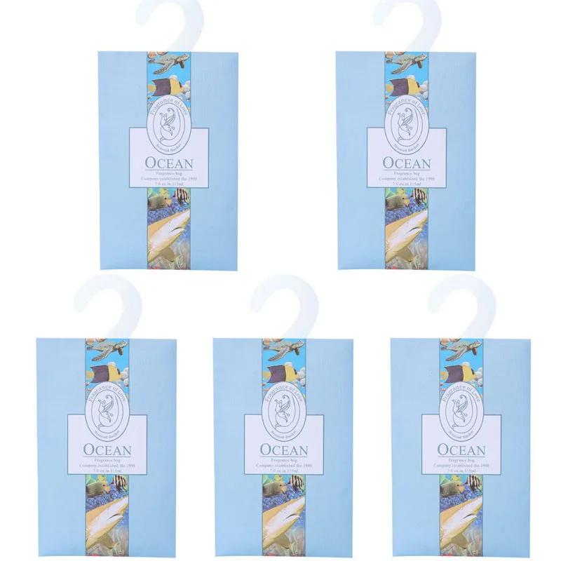 5pcs Hanging Spice Wardrobe Sachet Wardrobe Sachet Closet Car Hanging Fragrance Sachet Odor Removal Scented Bag Air Freshener
