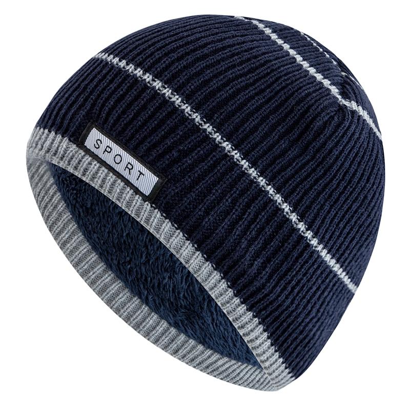 Unisex Nye Vinterluer Lue Plysjfôr Streetwear Varme Beanies For Mann Kvinne Casual Vinter Ski Strikkeluer