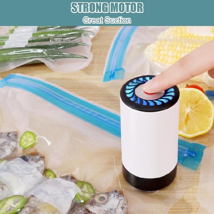 USB Powered Home Food Vacuum Sealer Household Food Vacuum Sealing Machine Portable Small Handheld Vacuum Pump Enduring