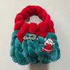 Hand Knitted Christmas Handbag Large Capacity Crochet Tote Bag Knitted Storage Bag  Women/Girl