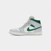 Jordan 1 Mid White Pure Platinum Pine Green